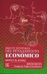 BREVE HISTORIA DEL PENSAMIENTO ECONOMICO