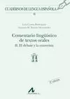 COMENTARIO LINGÜISTICO DE TEXTOS ORALES II: EL DEBATE Y LA ENTREVISTA