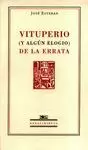 VITUPERIO Y ALGUN ELOGIO DE LA ERRATA