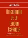 DICCIONARIO ANAYA DE LA LENGUA ESPAÑOLA